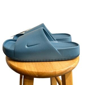 Nike Men's Blue Slide Sandals